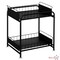 Basicwise Under Sink Organizer Sliding Wire Baskets Adjustable 2-Tier Metal Storage Rack for Bathroom Kitchen or Utility Cabinets Pull-Out Shelf for Toiletries Cleaning Supplies & Pantry Essentials